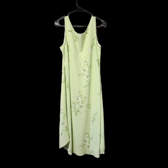 Secret Treasures Green Floral Sleeveless Nightgown Size L - Picture 5 of 9